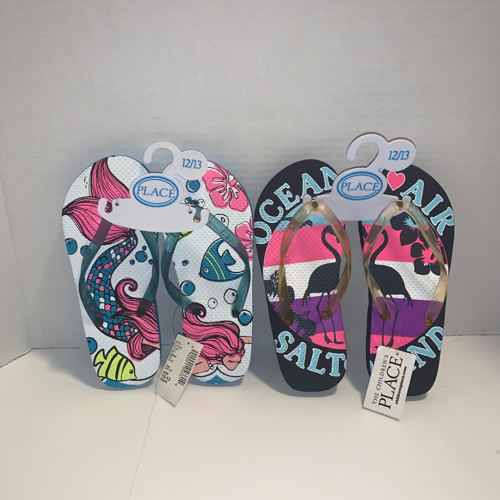 NWT Children Place Flip Flop for 2 Pieces New